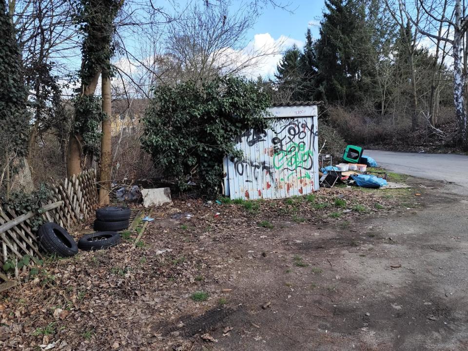 Illegale Muellablagerung.