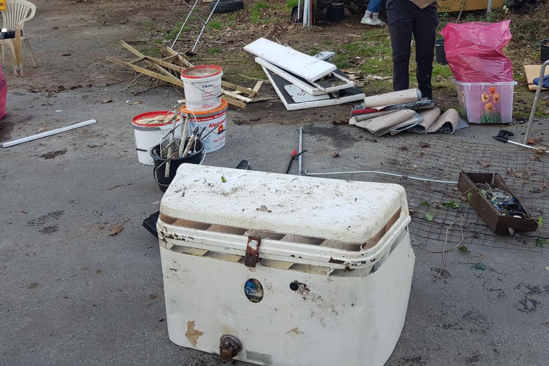 Wo ist der Rest des Wohnwagens?