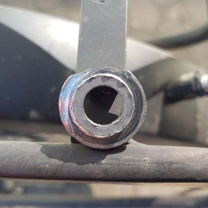 Ehemalige Polygonscheibe der Weber-Kupplung