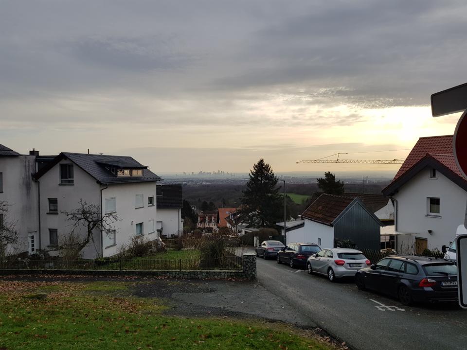 Panoramablick Richtung Frankfurt