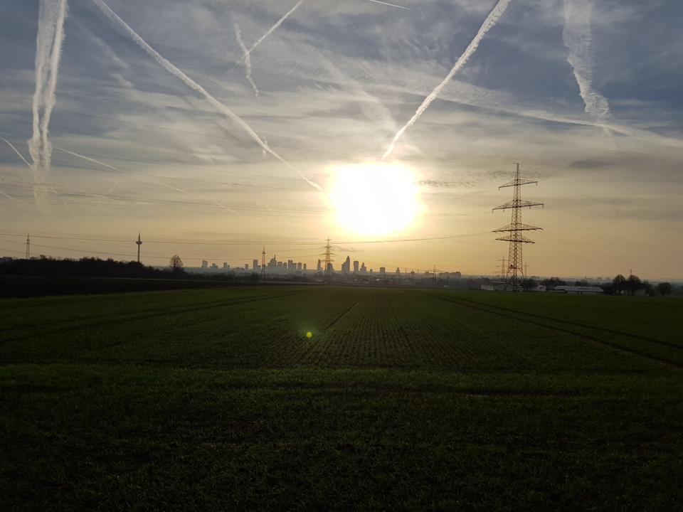 Blick auf die Skyline von Norden aus